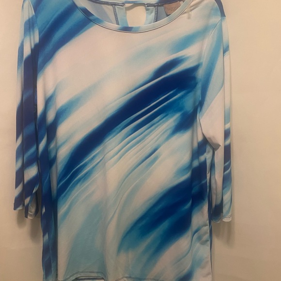 Chicos Easywear Knit Tunic Top - Picture 3 of 7